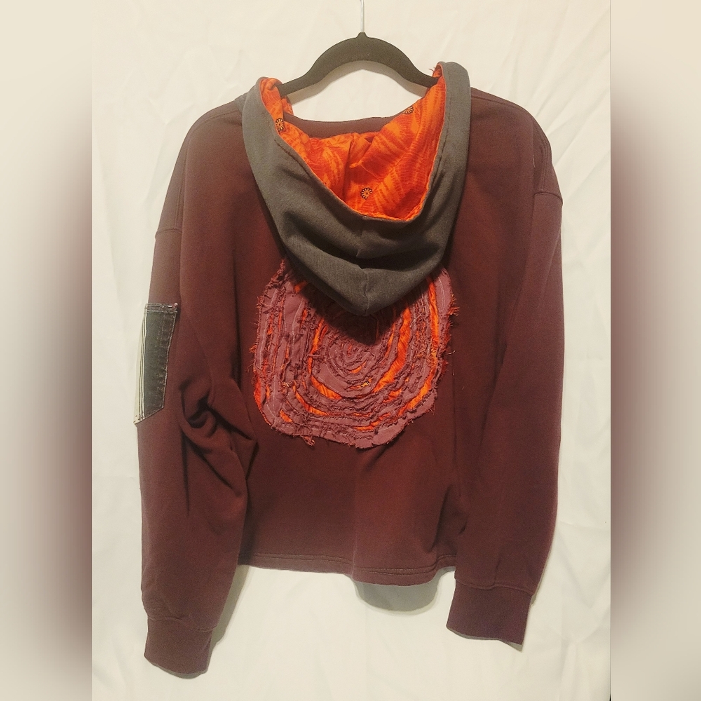 Athletic Works Maroon Graphic Sweater - Picture 2 of 15